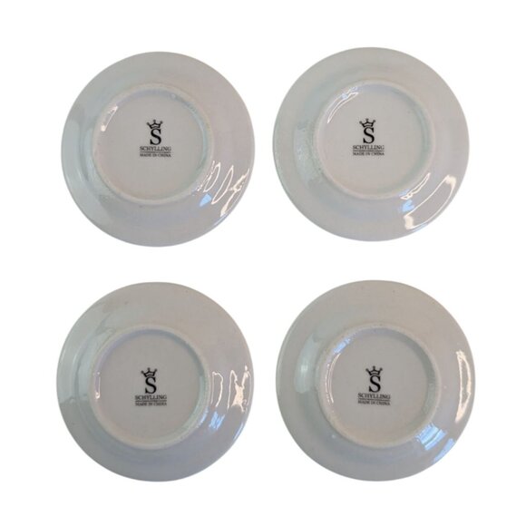 Schylling Childs Miniature Tea Set Ladybug Fly Away Home Collectible White Red - Picture 4 of 11